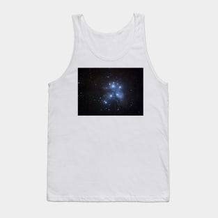 Pleiades in the night sky Tank Top